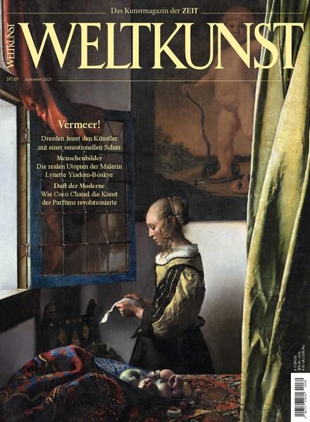 Weltkunst – September 2021 Cover