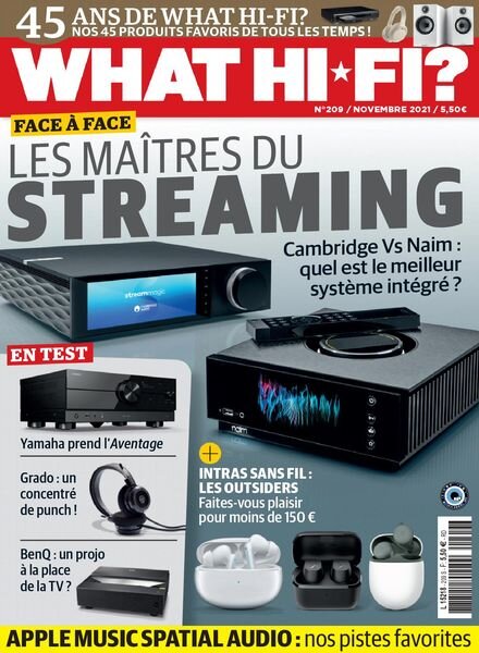 What Hifi France – novembre 2021 Cover