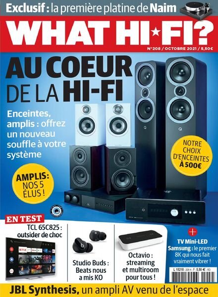 What Hifi France – octobre 2021 Cover