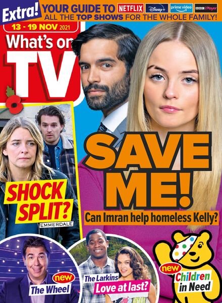 What’s on TV – 13 November 2021 Cover