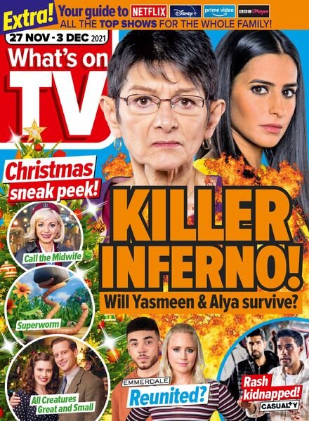 What’s on TV – 27 November 2021 Cover