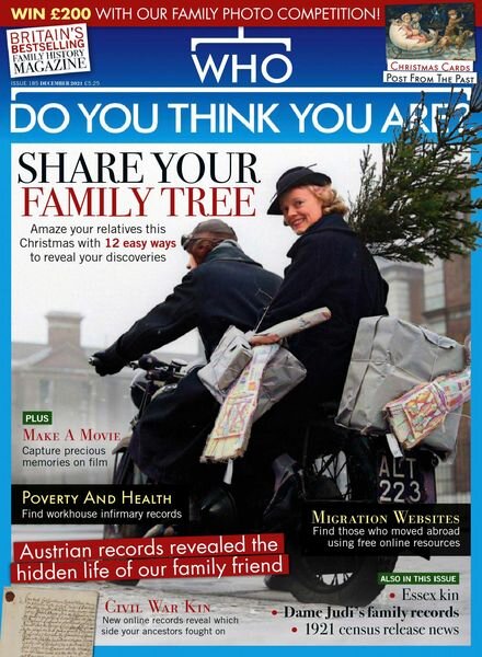 Who Do You Think You Are – December 2021 Cover