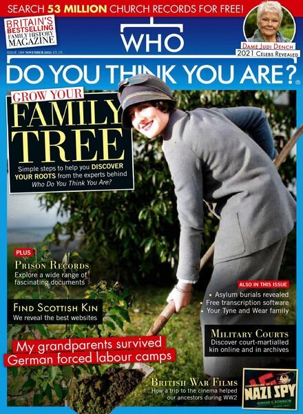 Who Do You Think You Are – November 2021 Cover