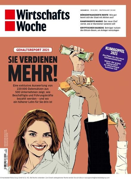 Wirtschaftswoche – 29 Oktober 2021 Cover