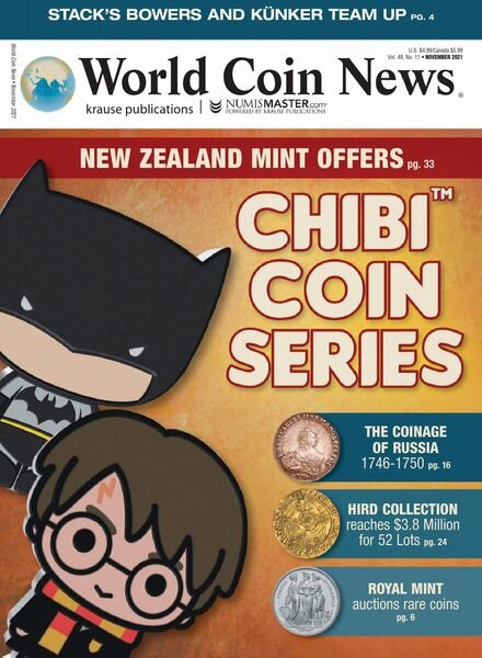 World Coin News – November 2021 Cover