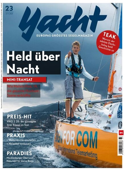 Yacht Germany – November 2021 Cover