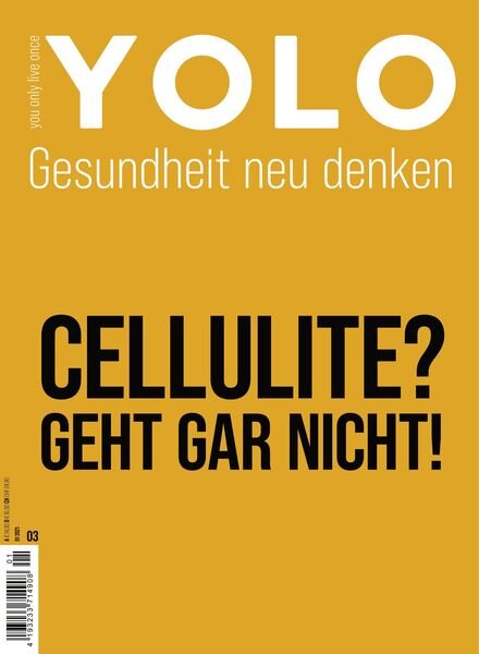 YOLO – You only live once – 12 Marz 2021 Cover
