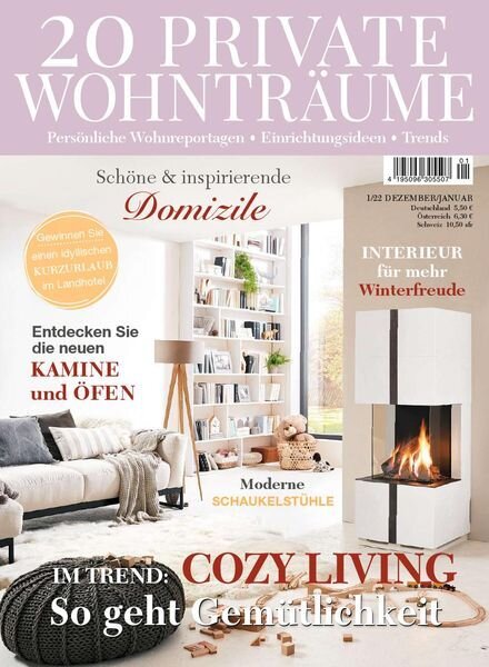 20 Private Wohntraume – Dezember 2021 – Januar 2022 Cover