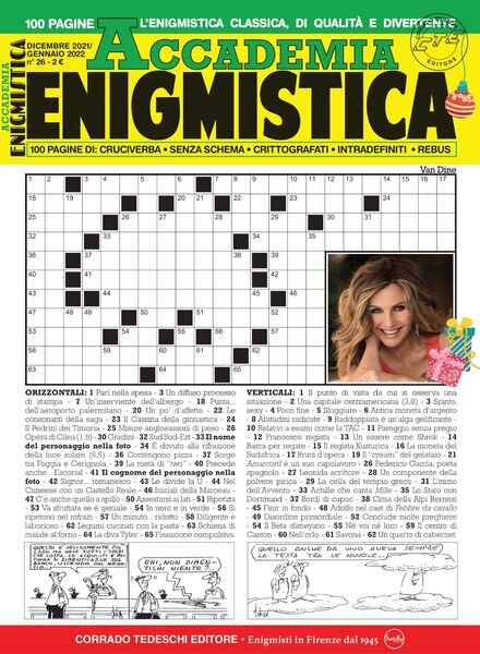 Accademia Enigmistica – dicembre 2021 Cover