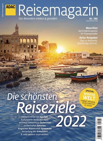 ADAC Reisemagazin – 09 Dezember 2021 Cover