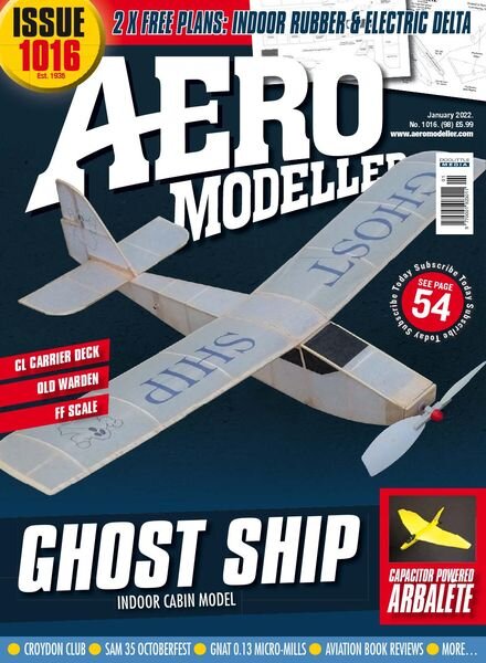 AeroModeller – Issue 1016 – January 2022 Cover