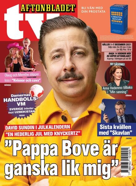 Aftonbladet TV – 29 november 2021 Cover