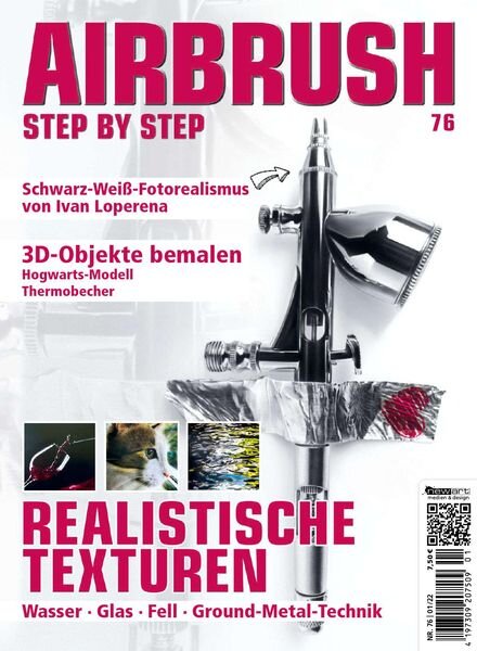 Airbrush Step by Step German Edition – Januar 2022 Cover