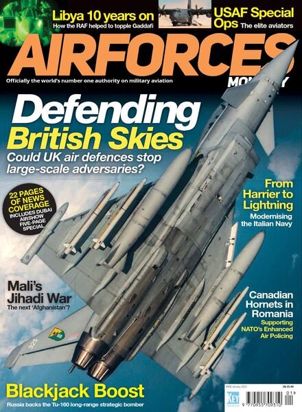 AirForces Monthly – January 2022 Cover