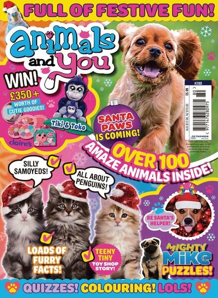 Animals and You – December 2021 Cover
