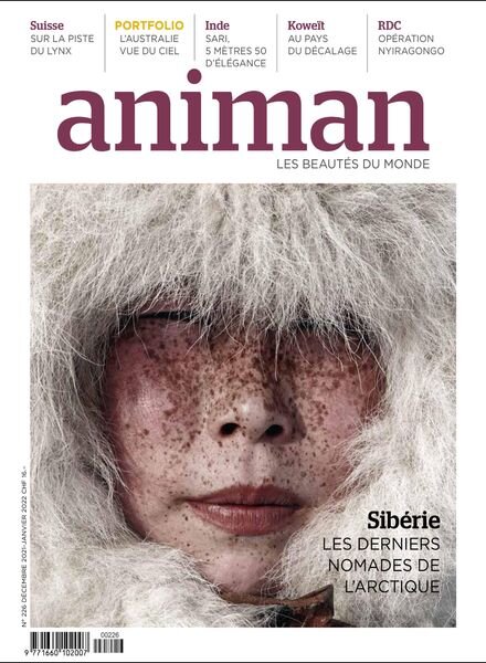 Animan – Decembre 2021 – Janvier 2022 Cover