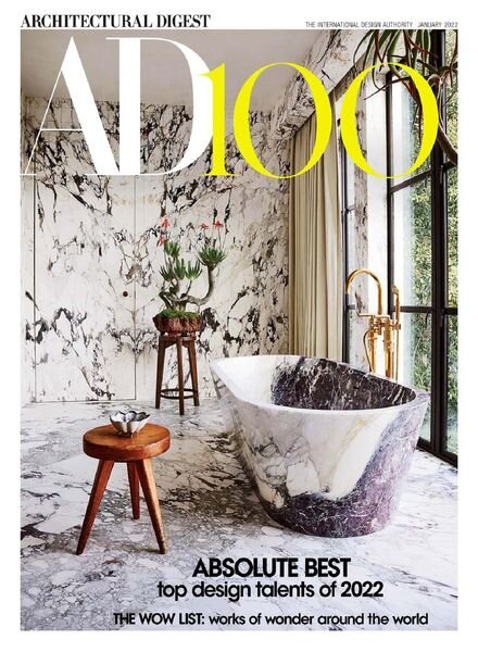 Architectural Digest USA – January 2022 Cover