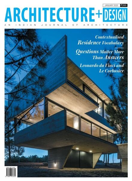Architecture + Design – January 2020 Cover
