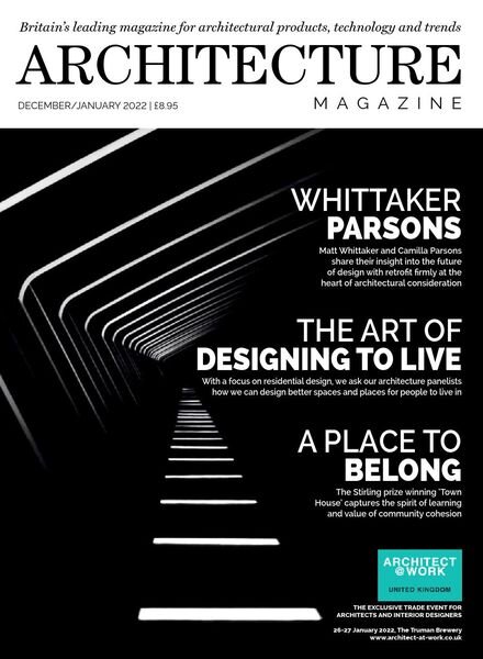 Architecture Magazine – December 2021 Cover