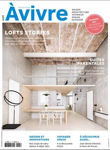 Architectures a vivre – Decembre 2021 – Janvier 2022 Cover