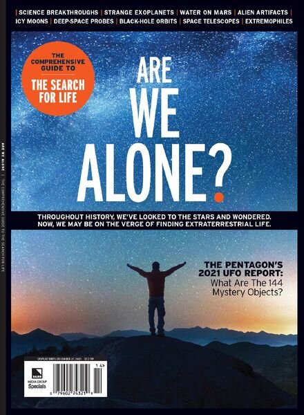 Are We Alone The Comprehensive Guide to The Search Life – November 2021 Cover