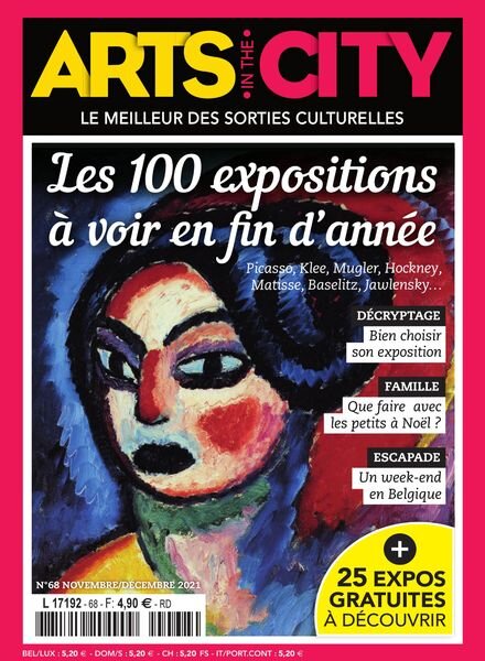 Arts in the City – Novembre-Decembre 2021 Cover