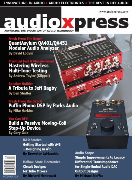 audioXpress – December 2020 Cover