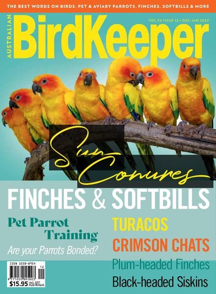 Australian Birdkeeper – December 2021 – January 2022 Cover