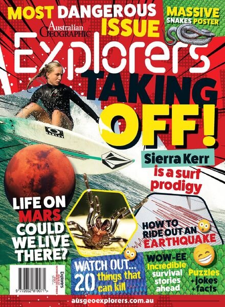 Australian Geographic Explorers – November 2021 Cover