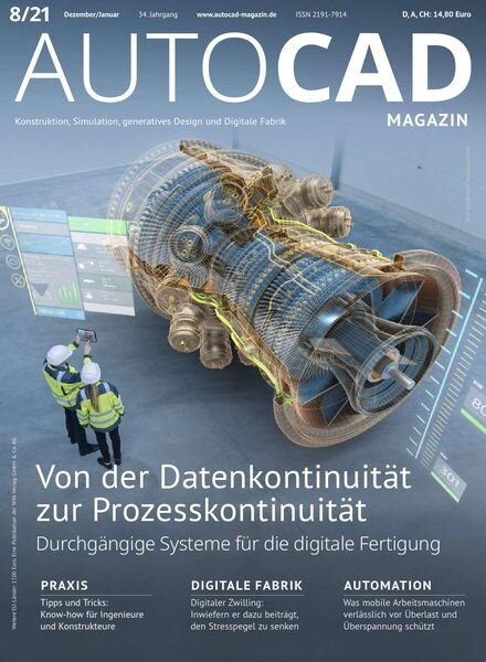 Autocad & Inventor Magazin – Dezember 2021 – Januar 2022 Cover