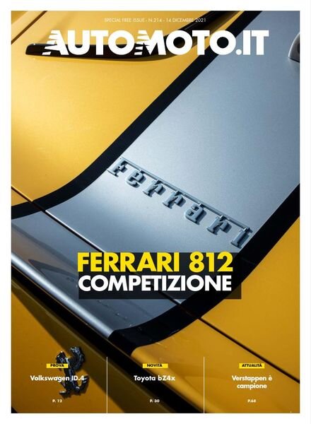 Automotoit Magazine – 14 Dicembre 2021 Cover