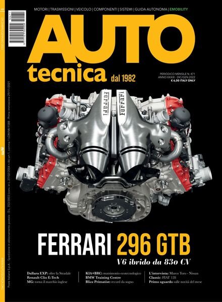 Autotecnica – dicembre 2021 Cover