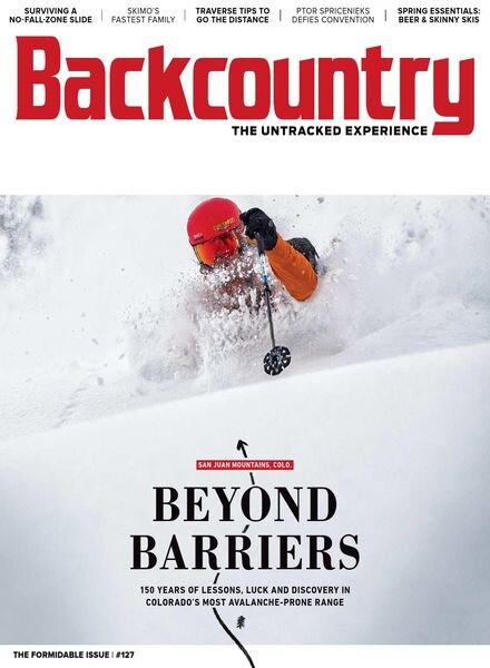Backcountry – Issue 127 – The Formidable Issue – March 2019 Cover