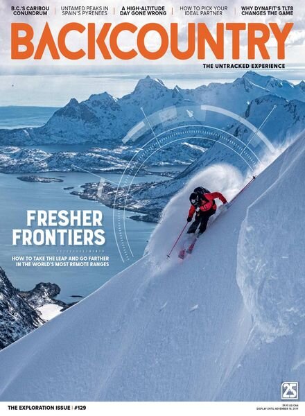 Backcountry – Issue 129 – The Exploration Issue – November 2019 Cover