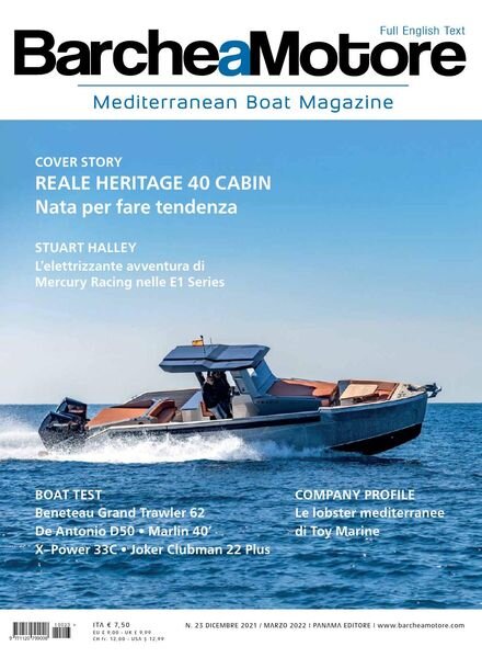Barche a Motore – Dicembre 2021 – Marzo 2022 Cover