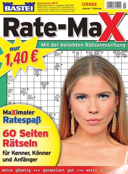 Bastei Rate-Max – Dezember 2021 Cover