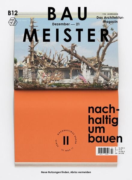 Baumeister – Dezember 2021 Cover