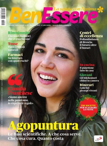 Benessere – Dicembre 2021 Cover