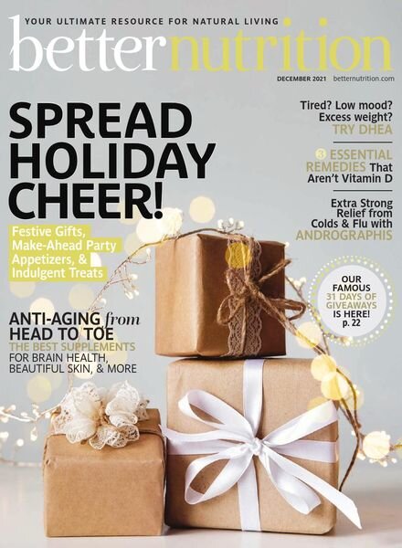Better Nutrition – December 2021 Cover