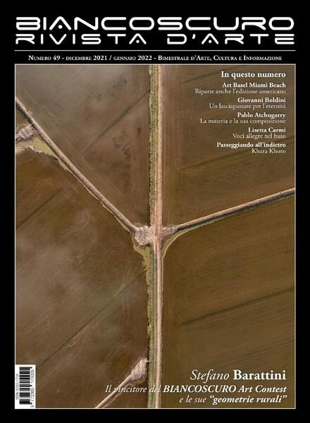 Biancoscuro Rivista d’Arte – Dicembre 2021-Gennaio 2022 Cover