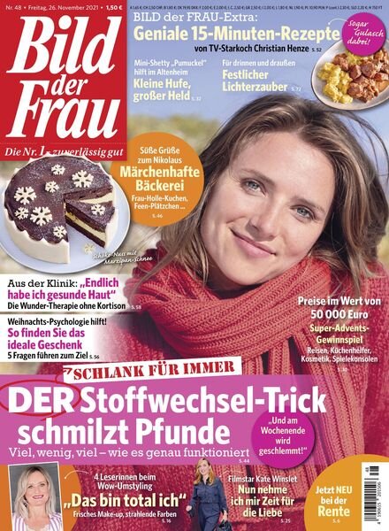 Bild der Frau – 26 November 2021 Cover