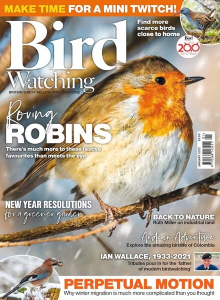 Bird Watching UK – January 2022 Cover