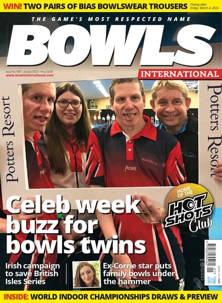 Bowls International – January 2022 Cover
