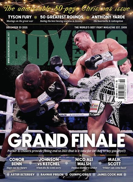 Boxing News – December 23, 2021 Cover