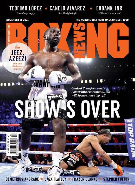 Boxing News – November 25, 2021 Cover