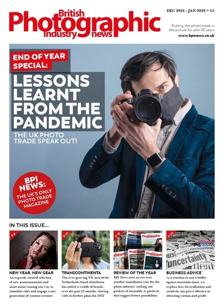 British Photographic Industry News – December 2021-January 2022 Cover