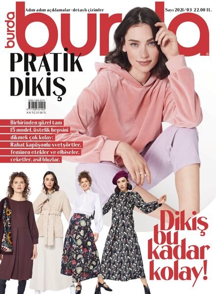 Burda Pratik Dikis – Aralik 2021 Cover