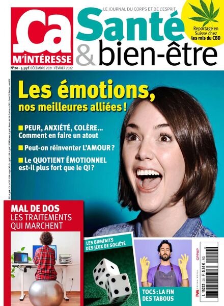 ca M’Interesse Sante & Bien-etre – Decembre 2021 – Fevrier 2022 Cover