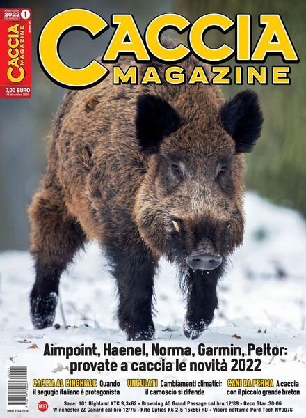Caccia Magazine – gennaio 2022 Cover