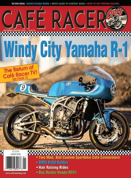 Cafe Racer – December 2021-January 2022 Cover